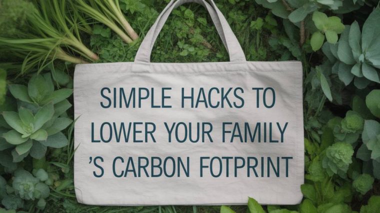 Simple hacks to lower your family's carbon footprint