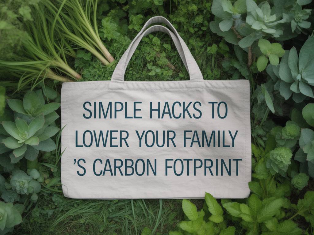 Simple hacks to lower your family's carbon footprint