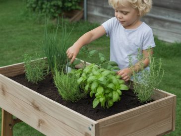How to grow your own herbs with children