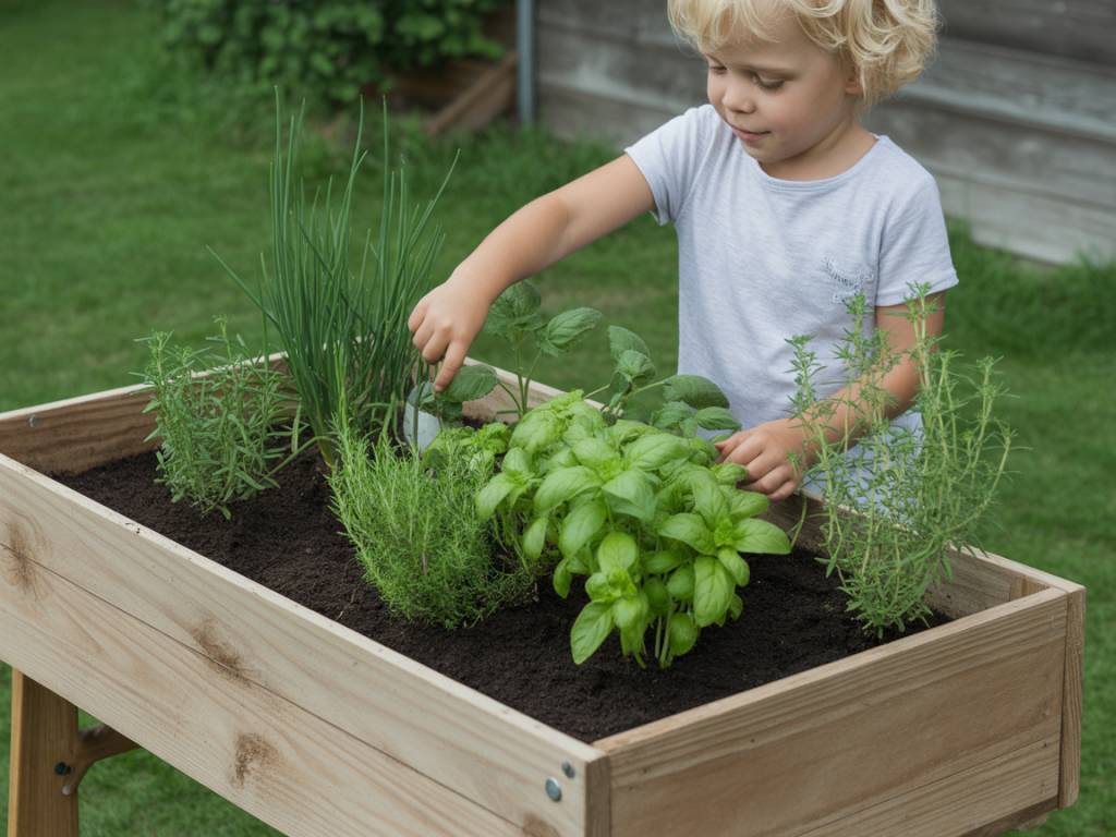 How to grow your own herbs with children